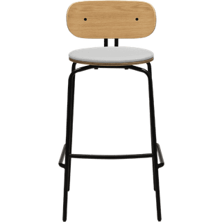 Umage Curious Barstol - Sort / Sterling