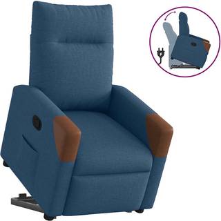 løftestol stof blå