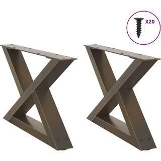 Sofabordben 30X(30-31,3) Cm Stål - Naturfarvet / 60 x (30-31.3) cm