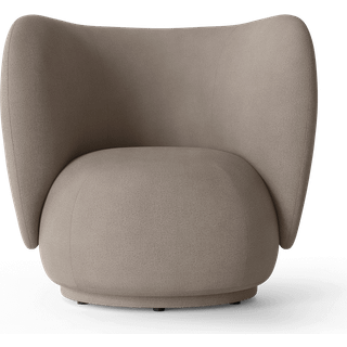 Rico Lounge Chair - Swivel - Brushed - Warm Grey