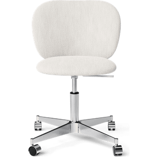 Rico Chair - Castors - Bouclé - Off-white