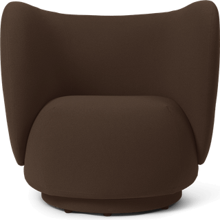 Rico Lounge Chair - Swivel - Grain - Chocolate