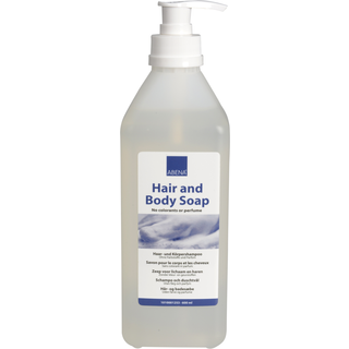 Hår og bodyshampoo 600 ml uden farve og parfume