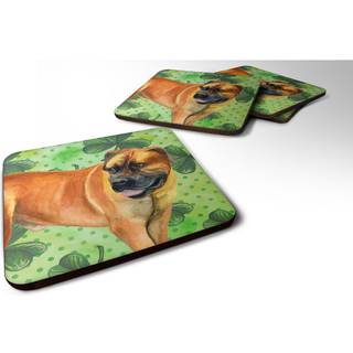 """" Caroline's Treasures Boerboel Mastiff St Patrick's Decorative Coasters multicolor """"