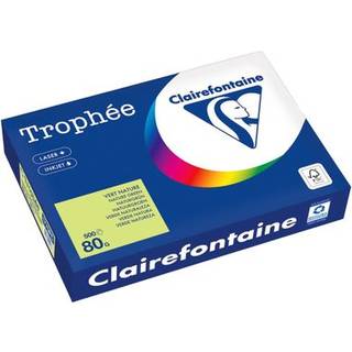 Trophee A4 kopipapir 80g pastel grøn 500ark