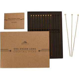 En bar over Gold Cocktail Picks - Metal Stir Sticks til cocktails Rejer Gynd