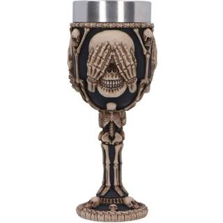 Three Wise Skeleton Kelch 20cm