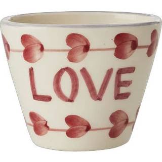 Rice Espressokop Oval 7 Cl Love - Espressokopper Keramik Rød - CECUP-HPESLOVE