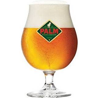 Palme belgisk ølglas kalk