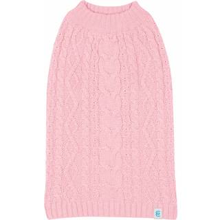 Blueberry Pet Classic Dog Sweater Wool Blend Cable Knit Pullover Crewneck vintert?j i d?mpet lyser?d rygl?ngde 18 """" stor varm frakke til k?ledyr