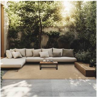 Flettet gulvtæppe Vibe af jute, boho-stil - 200 x 290 cm