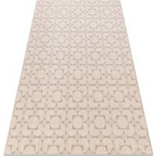 Gulvtæppe ANGEL 7887 / 52022 Geometriske beige / grå 80x150 cm