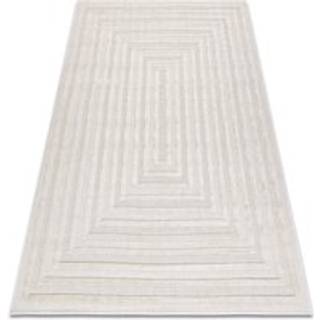 Tæppe SANTO OVERRASKNING SISAL 0999 geometrisk hvid 140x190 cm