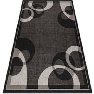 Sisaltæppe SISAL FLOORLUX 20078 SORT / sølv 240x330 cm