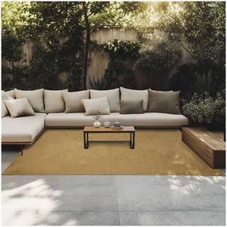 Flettet gulvtæppe Raya i jute-look, til indendørs og udendørs - 160 x 230 cm