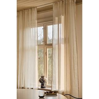 LINN gardin hørblanding 2-pak - Beige
