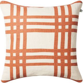 Chhatwal & Jonsson Shimla Pudebetræk 50x50 Cm - Pyntepuder & Betræk Hør Apricot Orange - CC640161-25