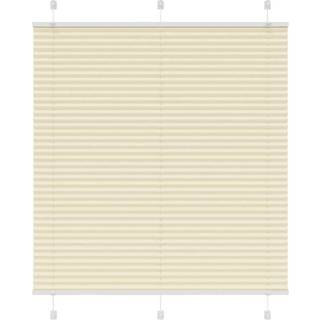Plisségardin Fløde Stofbredde 64,4 Cm Polyester Creme - 120 x 100 cm