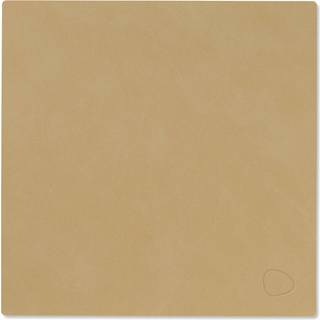 Lind Dna Square S Dækkeserviet Nupo 28x28 Cm Kaki - Dækkeservietter & Coasters Genanvendt Læder Khaki - 992048