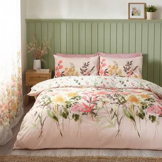 Catherine Lansfield Catherine Lansfield Pink Countryside Floral Reversible Duvet Cover Set