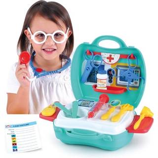 Medicinkuffert til doktorleg – med 20 dele