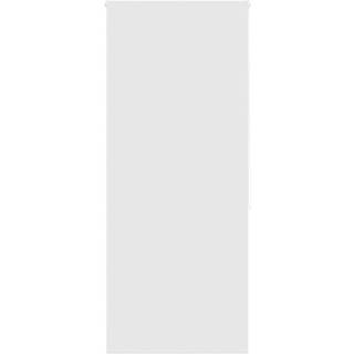 Bruserullegardin Stofbredde 76 Cm Hvid - uden kassette / 130 x 240 cm