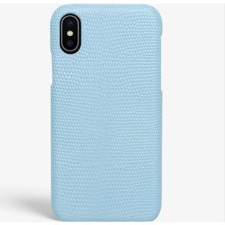 The Case Factory Cover iPhone Xs Max Lizard Blå