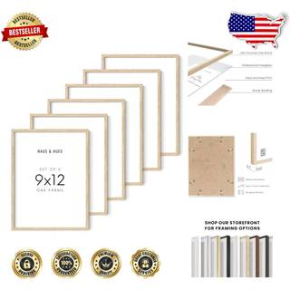 Haus og nuancer sæt på 6 9 x 12 billedramme - 9x12 Frame Collage Billedrammer til væg 9x12 Billedramme Indstiller trærammer 12x9 Billedrammer i b
