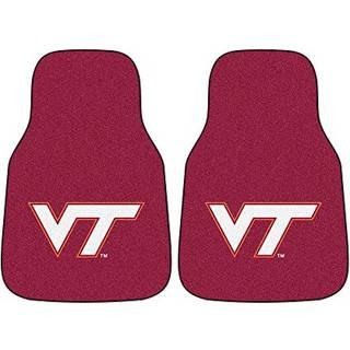 Fanmats - 5421 NCAA Virginia Tech Hokies Nylon Face Carpet Car Mat 18 """" X27 """"