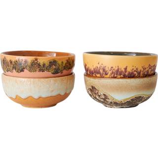 HKliving 70'slille skål 4-pak Marine