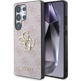 Samsung Galaxy S25 Ultra Guess 4G Big Metal Logo Hybrid Cover - Pink