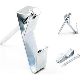 Billede h?ngende kroge 30 lb - Professionelle billedb?jler til gipsv?g med v?g negle - 100 pakke