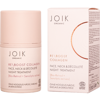 JOIK Organic Re-Boost Collagen Face, Neck & Decollete Night Treatment 50ml