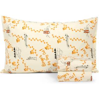 Salt Earth 100% bomuld 210tc b?rns senget?j Twin Sheets Set til sm?barns seng 3 stykke senget?j s?t inklusive fladt ark monteret ark og pudebetr?