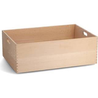 Stabelbare kasser af bøg - Natur - 60cm x 40cm x 21cm - Carmen