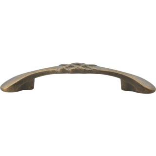 Gliderithardware 83063-AB-10 3 tommer CC Flettet Antik messingskab trækker 10 pakke