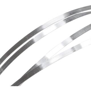 Bezel Wire .999 Fine Silver Flat 3/16 """" Bredd (QTY = 12 tum)