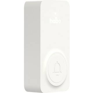 Habo Nordic dørklokke, trådløs, hvid