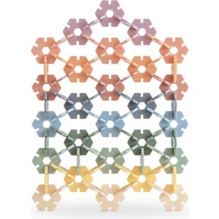 mushie HEX Connect byggelegetjsst | 100 stykker til brn 5 r+ | Frskole pdagogisk og Montessori-legetj til smbrn