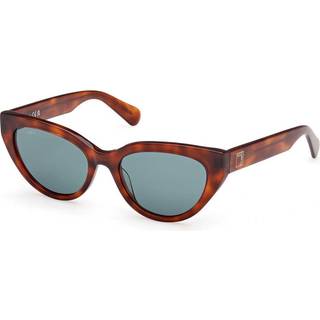 MAX&Co Kvinde MO0127 53N Solbriller Acetat Havana Grøn Cat Eye Normal