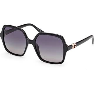 Guess Kvinde GU00190 01D Solbriller Metal Sort Røg Firkantet Polariseret Skygge