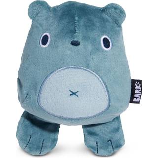 Barkbox Grey Bear Hugger Super Chewer 2-i-1 plys udvendig hrd kerne plys legetj store racer