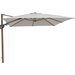 Cane-line Hyde, Hængeparasol, Tilt, 3 x 3 m, Dusty White, Trælook