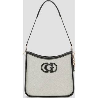 Guess Sebina Skuldertaske beige/sort