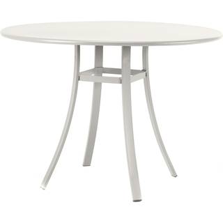 Ethimo Elisir Bord Ø110 Cm - Haveborde Aluminium Lily White - EITPTB31