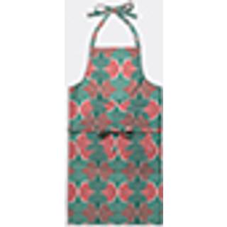 La DoubleJ Kitchen And Tools - 'Slinky Verde' apron in MULTICOLOUR Cotton