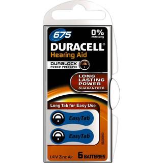 Duracell Høreapparatbatteri 6 stk