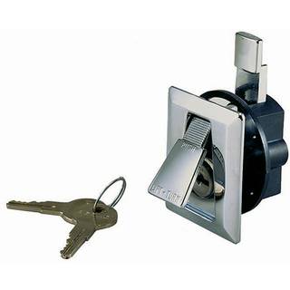 Perko 0921DP0CHR Chrome-Plated Flush Lock med 2 nøgler til 1-5/8 """" Hul