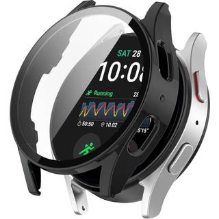 Samsung Galaxy Watch7 Tech-Protect Defense360-etui m. skærmbeskytter - 44mm - Sort