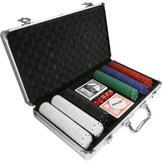 Pokerset 300 Chip med taske i Aluminium